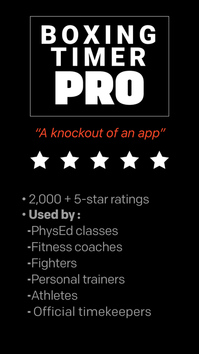 Boxing Timer Pro Screenshot 9