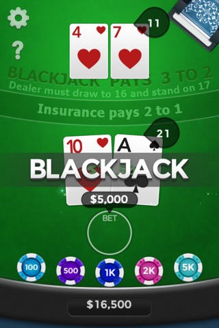 Blackjack 21! screenshot 2