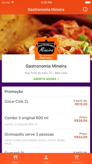 Gastronomia Mineira Delivery(圖2)-速報App