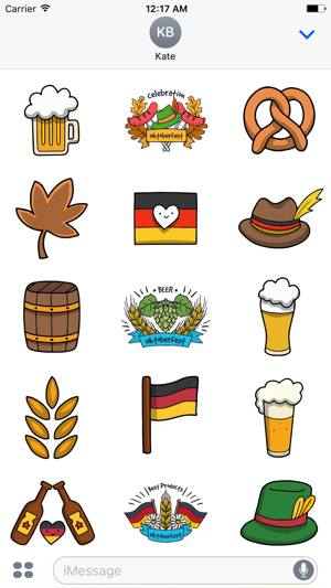 Oktoberfest Beer Festival Stickers for i
