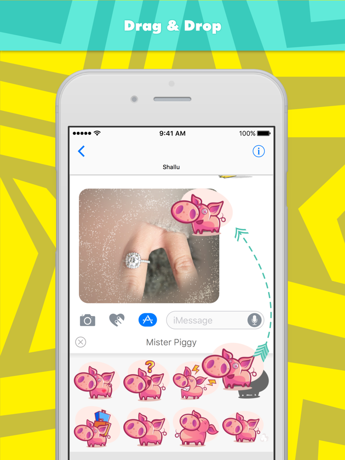 Mister Piggy stickers