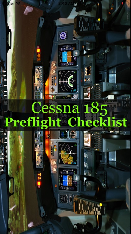 Preflight Cessna 185 Checklist