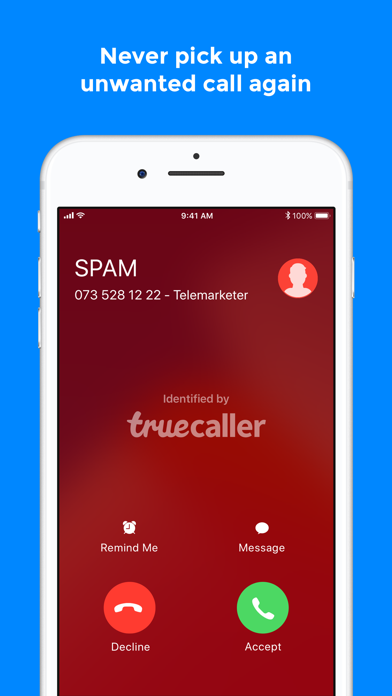 TrueCaller - worldwide number search and spam filter Screenshot 1