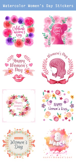 Happy Women's Day Stickers Set(圖2)-速報App