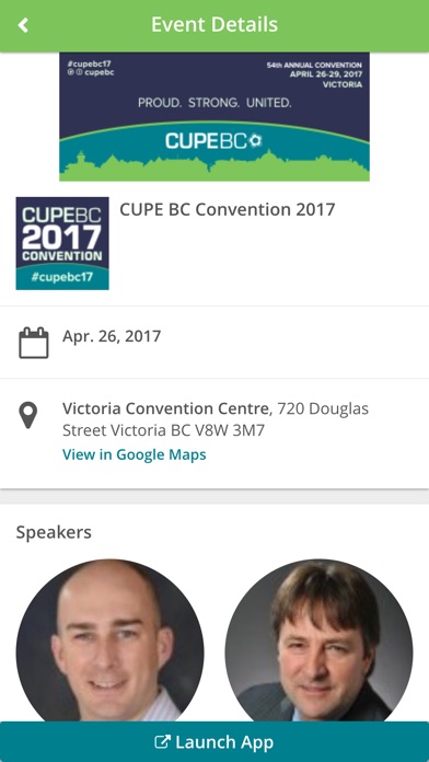 CUPE BC App screenshot 2