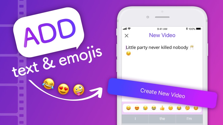 ChatUP - Text & emoji to video