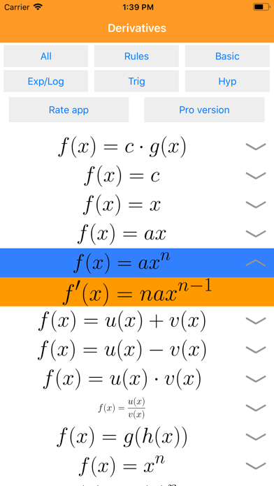 Math Derivatives screenshot 2