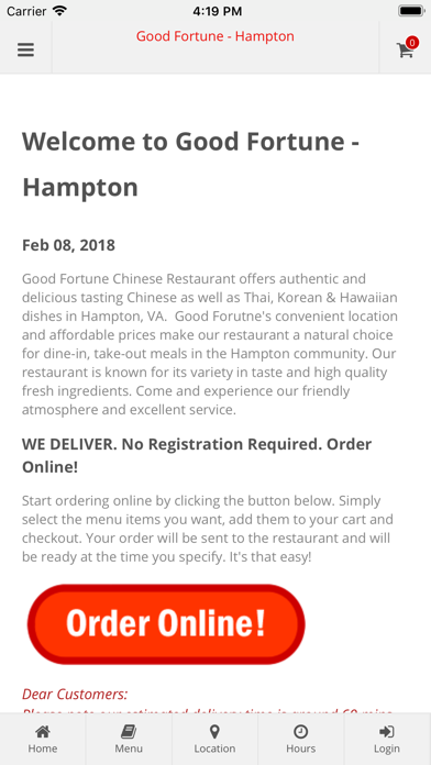 How to cancel & delete Good Fortune Hampton from iphone & ipad 1