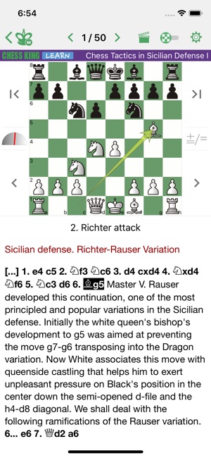 Chess Tactics. Sicilian Def. 1(圖2)-速報App