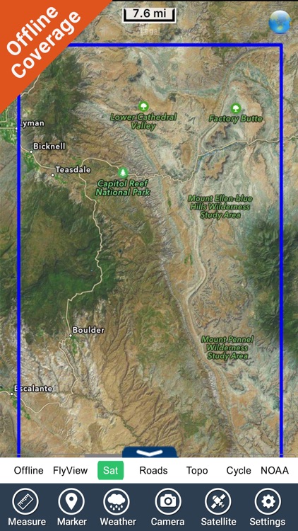 Capitol Reef National Park - GPS Map Navigator screenshot-4