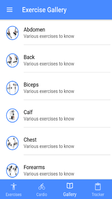 GYMFIT - Tracker & Trainer screenshot 3