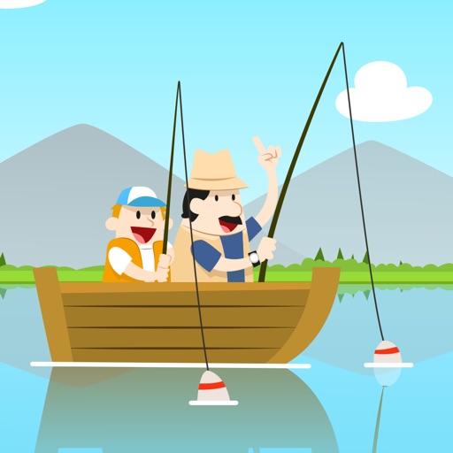 Fishing Stickers fisherman Emojis icon