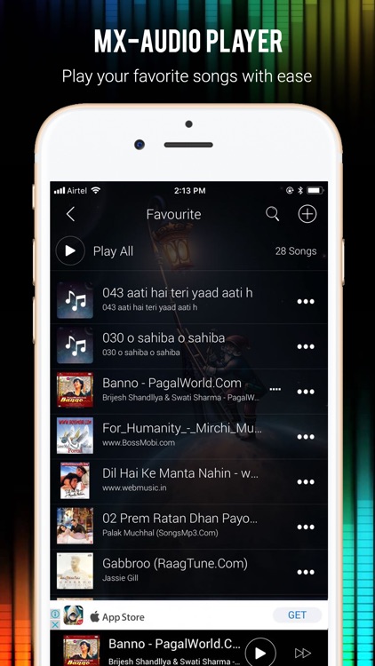 Mx Audio Player - Music Player screenshot-4