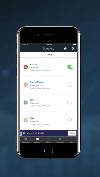 Domoticz - Home Automation screenshot 2