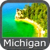 Michigan & Superior lakes charts GPS map Navigator