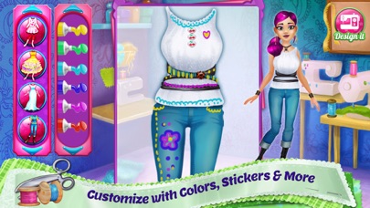 Design It - Outfit Maker for Fashion Girls Makeover : Dress Up , Make Up and Tailor Screenshot 3