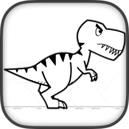 Colourful Dino T-Rex Runner by youssef kourchi