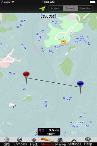 Lake Sidney Lanier GPS Charts - náhled