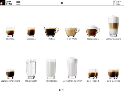 JURA Coffee screenshot 2