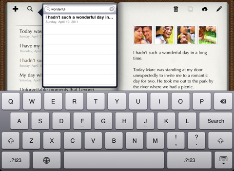 Diary for iPad screenshot 4