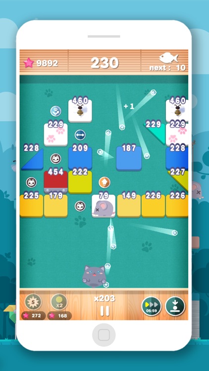 Bricks Breaker Cat vs Block screenshot-3