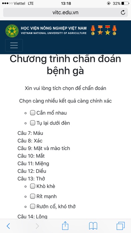 Chan doan benh ga 2018