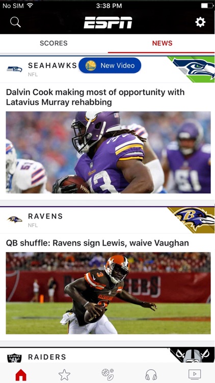 ESPN: Live sports & scores screenshot-4