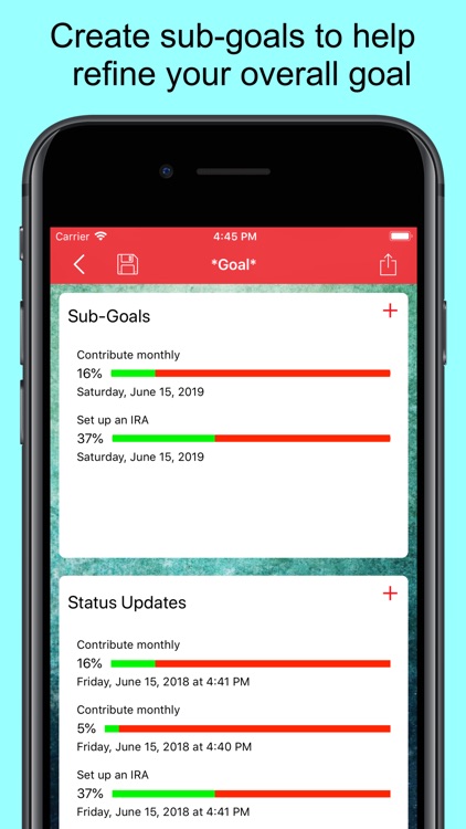 Personal Goals screenshot-3