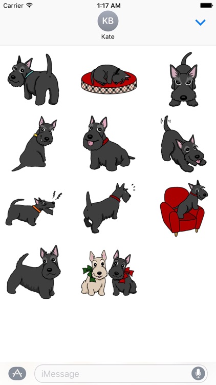 Scottish Terrier Dog Stickers