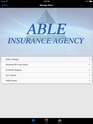 Able Insurance Agency HD screenshot 3