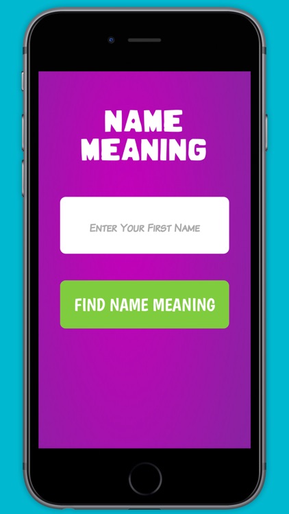 My Name Meaning.