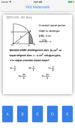 YKS Matematik Çıkmış Sorular(圖1)-速報App