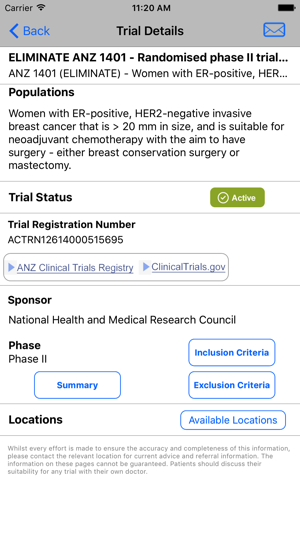 ClinTrial Refer Breast Cancer(圖4)-速報App