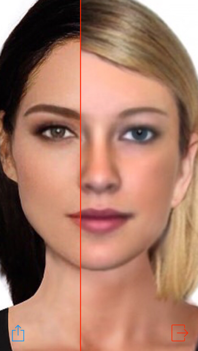 Face comparison slider Screenshot 3