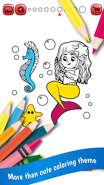 Mermaids Coloring Book