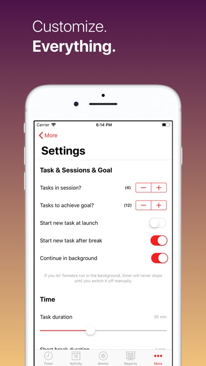 Tomates Task Focus Manager screenshot-4