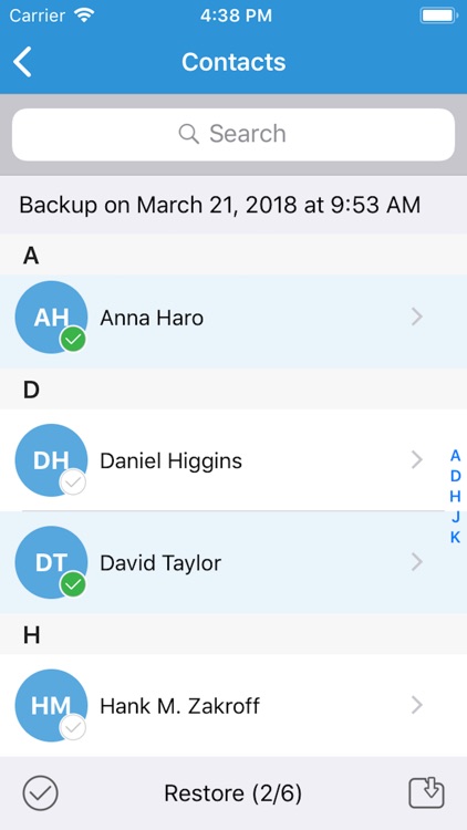 Contact Manager & Backup screenshot-3