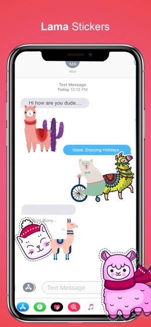 Llama Love Stickers(圖4)-速報App