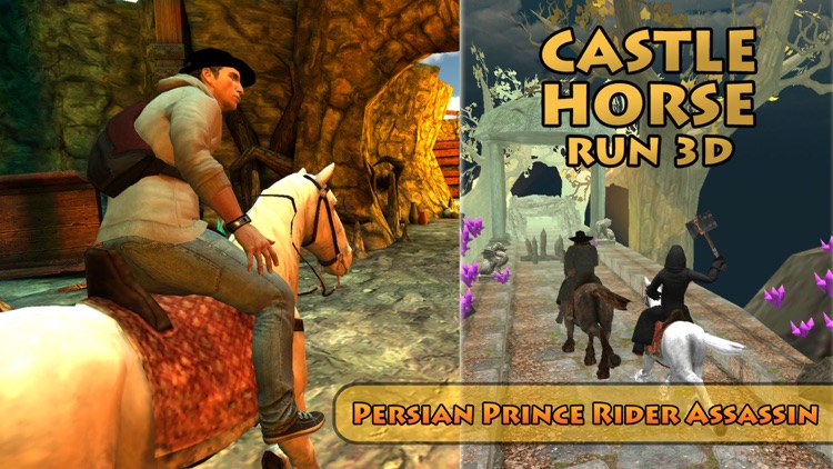 Castle Horse Run 3D screenshot-0