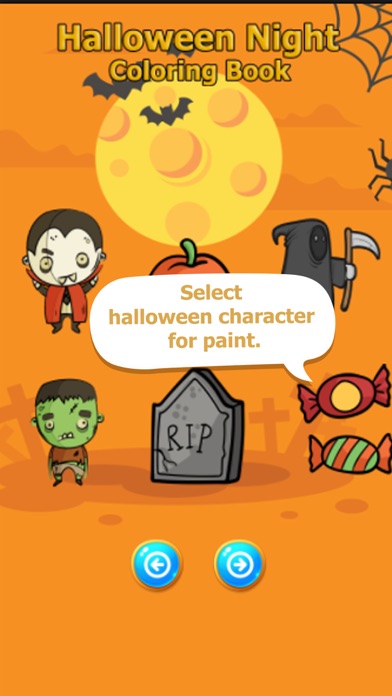 Halloween Night Coloring Book screenshot 2