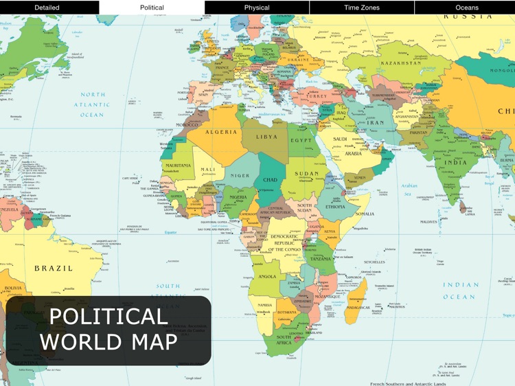 World Map Pro for iPad screenshot-3