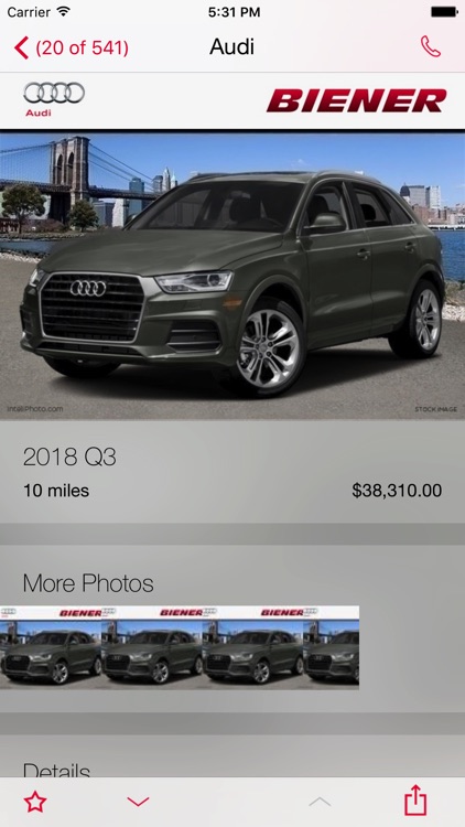 Biener Audi DealerApp