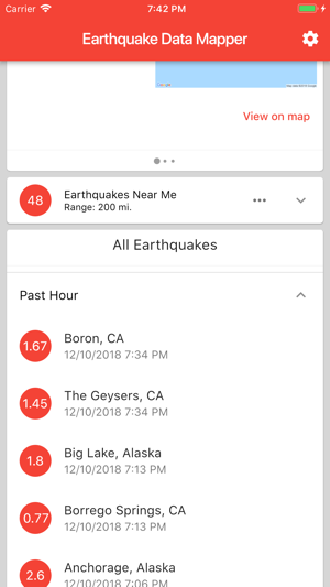 Earthquake Data Mapper(圖4)-速報App