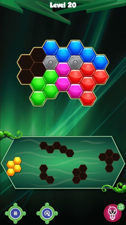 Hexagon Block Logic Puzzle