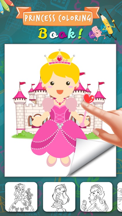 Paint Princess Coloring Book