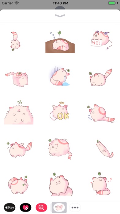 Kitty Cute Sticker Animated screenshot 2