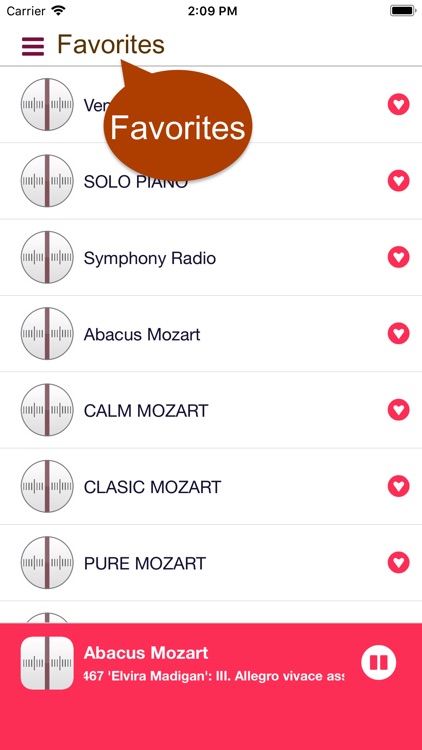 Mozart classic music radio FM screenshot-3