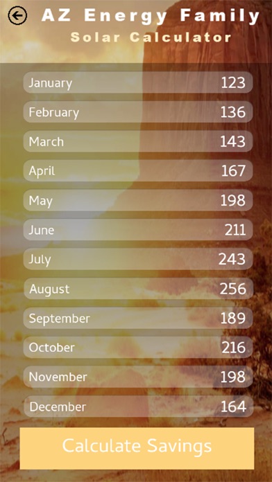 AZ Solar Savings Calculator screenshot 2