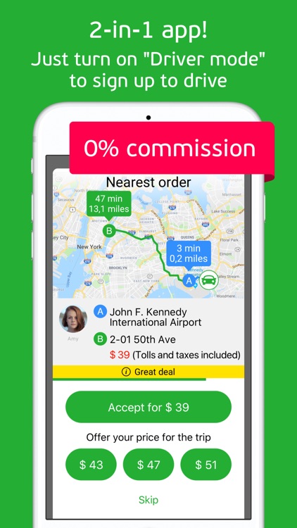 inDriver: Offer your fare, NYC screenshot-3