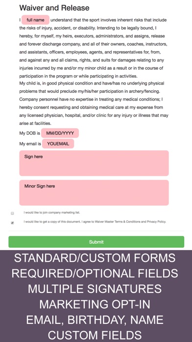 Waiver Master: Paperless Cloud screenshot 2